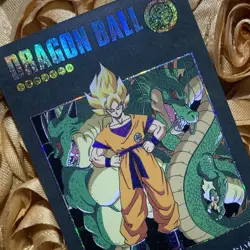 Saiyan Goku Dragon Ball Z VISUAL ACG Anime Girl Holo Waifu Card Shenron - Image 5