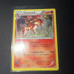 Pokemon TCG Charizard Legendary Treasures Holo Rare Card 19/113 - Image 1