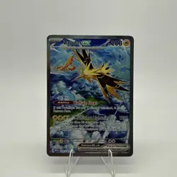 POKEMON TCG S&V 151 ZAPDOS EX SIR Special Illustration Rare Card 202/165 - Image 1