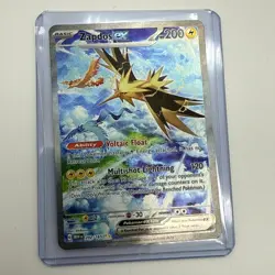 POKEMON TCG S&V 151 ZAPDOS EX SIR Special Illustration Rare Card 202/165 - Image 3