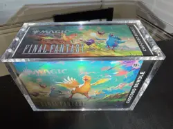 Magic MTG Final Fantasy Chocobo Gift Bundle Luxurious Acrylic Protection Case - Image 1