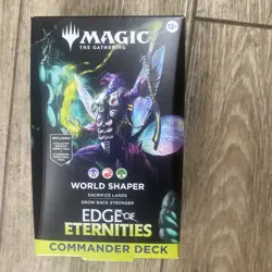 Mtg Edge of Eternities Commander Deck World Shaper - Image 1