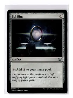 MTG - Sol Ring 268/342 Commander 2015 Regular - LP - Magic The Gathering - Image 1