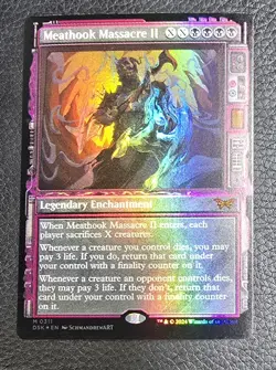 Meathook Massacre II (Showcase) Duskmourn: House of Horror Foil MTG NM Magic - Image 1