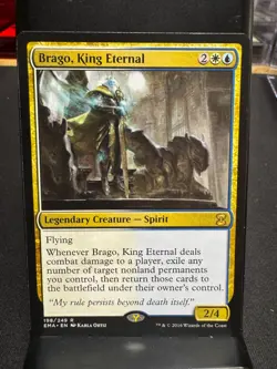 1x MTG Brago, King Eternal - Eternal Masters (EMA) #198 - Magic the Gathering - Image 1