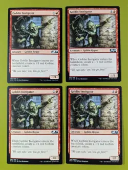 Goblin Instigator x4 Core Set 2019 M19 4x MTG Magic the Gathering - Image 1
