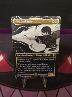 Fire Lord Zuko R 0315 Borderless MTG Avatar Non Foil NM - Image 1