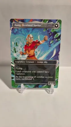 Aang, at the Crossroads (Borderless) - Avatar - Rare 304 MTG - Image 2