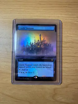 Castle Vantress (Extended Art) Throne of Eldraine Foil - Rare - 2019 MTG - Image 1