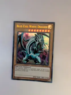 Yugioh Blue-Eyes White Dragon LCKC-EN001 Unl Edition Ultra Rare Holo - NM - Image 1
