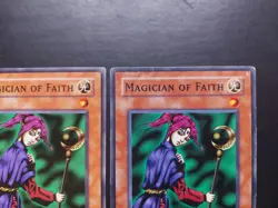 Yugioh - Magician of Faith SD6-EN005 Common 1st Edition Playset x3 - Image 4