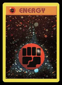 Fighting Energy Holo WOTC Energize League Promo Pokemon Card - Image 1