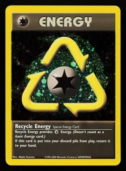 Recycle Energy 105/111 Holo WOTC Energize League Promo Pokemon Card - Image 1