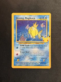 Pokemon TCG Shining Magikarp Holo Card Celebrations Collection 66/64 - Image 1