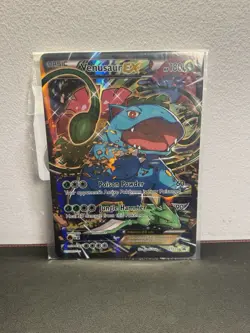 Europe Exclusive Venusaur EX XY123 JUMBO Promo Played MP Not Regular Sized Card - Image 1