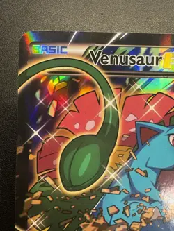 Europe Exclusive Venusaur EX XY123 JUMBO Promo Played MP Not Regular Sized Card - Image 5