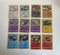 Pokemon Celebrations Holo Rare Card Bundle - 12 Cards MINT - Image 1