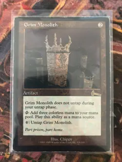 MTG Grim Monolith Urza's Legacy RESERVED LIST Card - Image 3