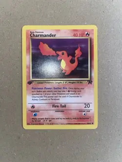 Charmander 50/82 1st Edition Team Rocket 2000 WOTC Pokemon Card Near Mint - Image 2