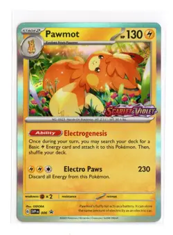 Pawmot (Prerelease) 006 Promo Holo SV: Scarlet & Violet Promo Cards Pokemon TCG - Image 1