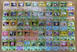 Pokemon Card Game Japanese Lot Set 50 Old Back Vintage 1996 Free Shipping? - Image 1