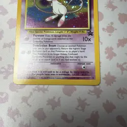 Pokemon Mew #9 HOLO Black Star Promo Card VINTAGE WoTC SWIRL ?? - Image 3