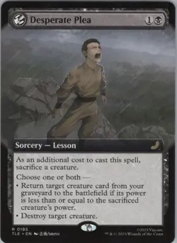 MTG Normal Desperate Plea (Extended Art) R Avatar: The Last Airbender: Eternal-L - Image 1
