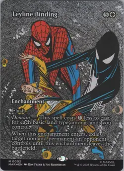 MTG (FOIL) Leyline Binding (Borderless) M Marvel Universe Eternal-Legal 2 NM - Image 1