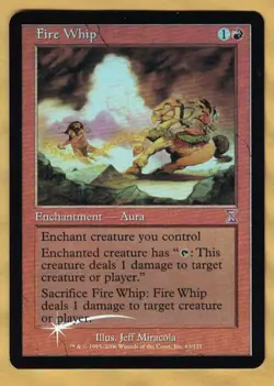 Foil - Fire Whip (Time Spiral, Timeshifted, English, 2006) MTG - Image 1