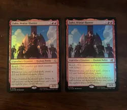MTG Magic The Gathering Avatar Zuko Avatar Hunter Eternal Foil x2 - Image 1