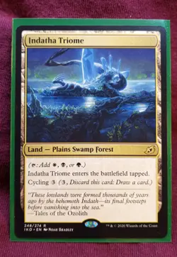127 Indatha Triome Ikoria (IKO) #248 Near Mint (NM) Never Played MTG - Image 1