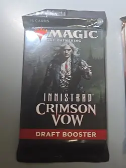 Magic The Gathering lot of 3 Booster Packs Innistrad Crimson Vow Dungeons & Drag - Image 2