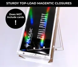 Magic MTG Final Fantasy Lord Rings Gift Bundle Luxurious Acrylic Protection Case - Image 4