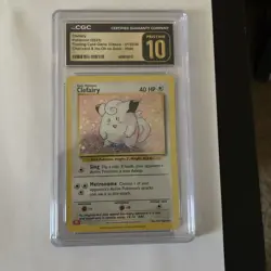 Pokemon Clefairy #013/034 English CGC Pristine 10 - Image 1
