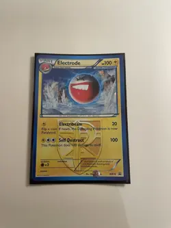 Pokemon TCG Electrode BW76 Holo Black Star Promo (Sleeved) - Image 1