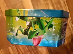 *EMPTY* 2009 POKEMON Diamond And Pearl Rayquaza Collectors Tin Only - Image 3