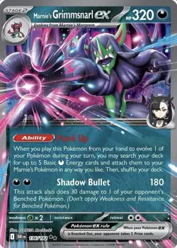 ??Marnie’s Grimmsnarl EX | 136/182 | Destined Rivals | Double Rare | Pokemon?? - Image 1
