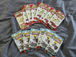 14 Total Fun Packs Pokemon (8) Destined Rivals & ( 6) Journey Together Packs Lot - Image 1