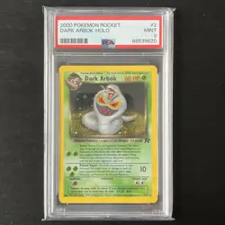 Pokemon - Team Rocket - Dark Arbok Holo - 2000 - 2/82 - PSA 9 - Mint - Image 1