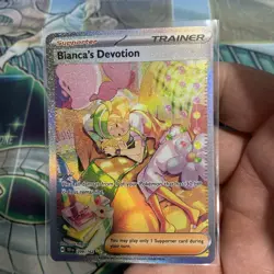 Bianca's Devotion NM SIR Temporal Forces 209/162 Pokemon TCG INK dot error - Image 1