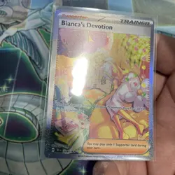 Bianca's Devotion NM SIR Temporal Forces 209/162 Pokemon TCG INK dot error - Image 4
