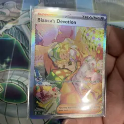 Bianca's Devotion NM SIR Temporal Forces 209/162 Pokemon TCG INK dot error - Image 5