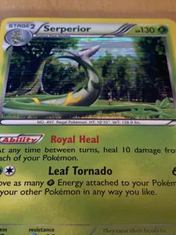 Pokemon TCG - Serperior Legendary Treasures 8/113 Holo Rare - Image 2