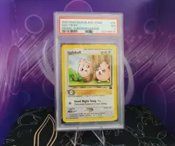 Igglybuff #36 - 2001 Pokemon Black Star Promo - Pokemon League - PSA 7 NM - Image 1