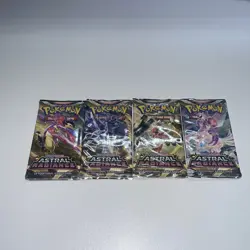 Pokemon TCG: S&S Astral Radiance Booster Packs x4 - Factory Sealed - Image 1