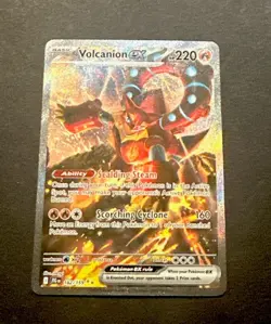2025 POKEMON JOURNEY TOGETHER VOLCANION EX SPECIAL ILLUSTRATION RARE! - Image 4