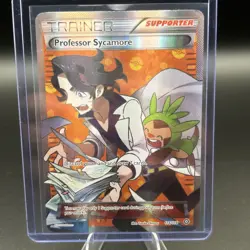 Pokemon Professor Sycamore Steam Siege 114/114 Regular Full Art Ultra Rare LP - Image 1
