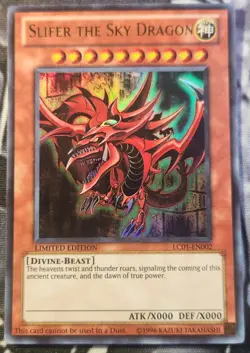 Yu Gi Oh - Slifer The Sky Dragon - Limited Edition #LC01-EN002 - 1996 - Image 1