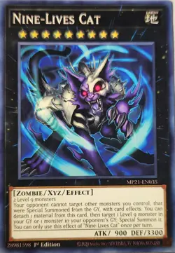 Yu Gi Oh - Nine Lives Cat - Tin of Ancient Battles - 1st Edition 2020 - Image 1