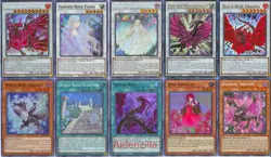 Yugioh Akiza Izinski Rose Dragon Deck - Ruddy Garden Rose Maiden Moonlight Black - Image 1